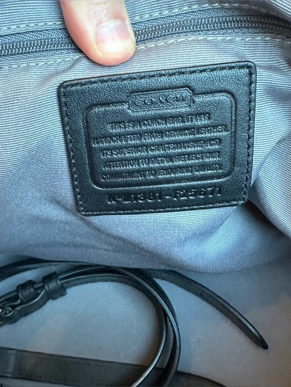 Coach Cora Peyton Black Saffiano Leather Domed Satchel Crossbody Bag Classic